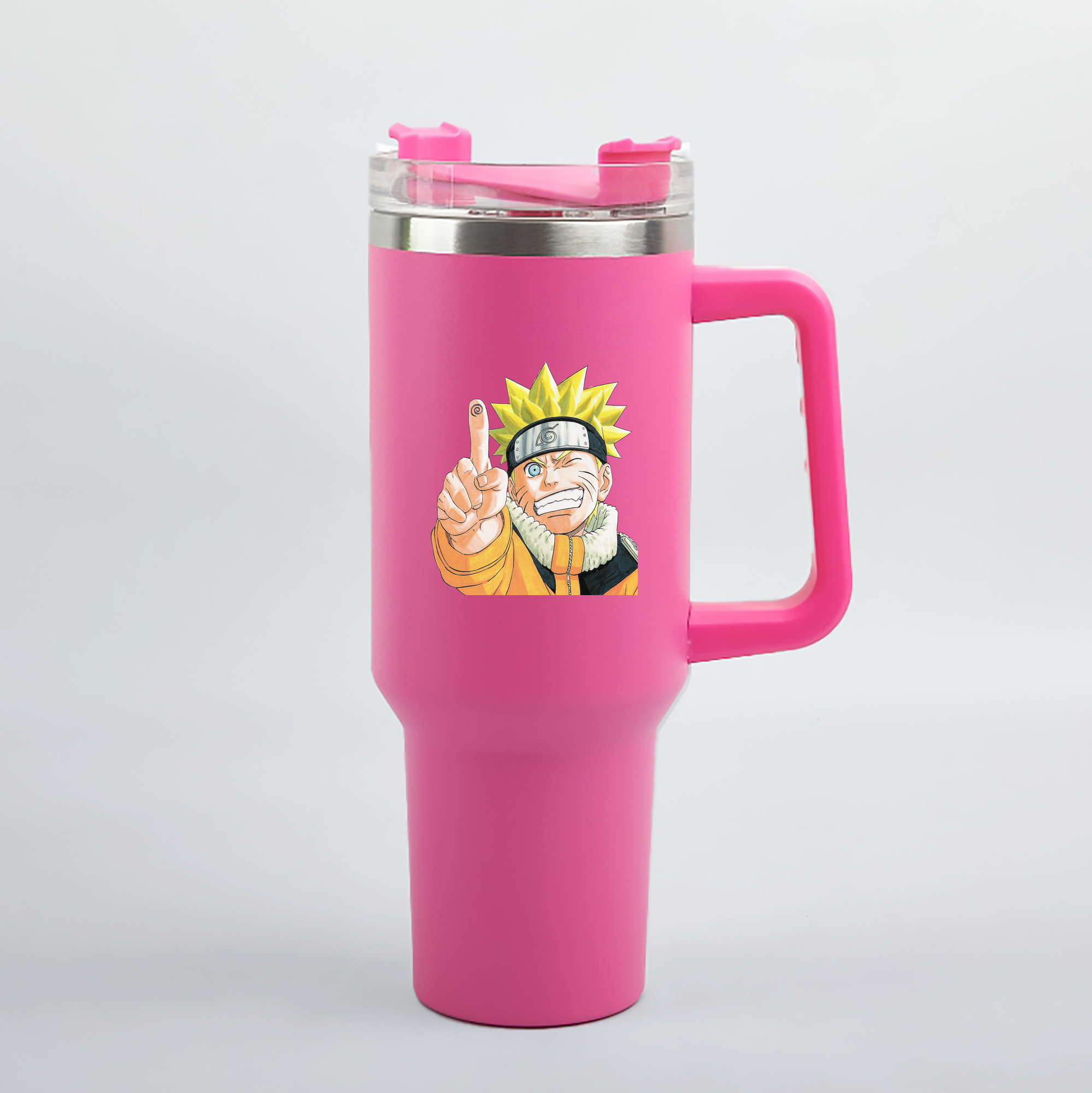 （画像用） NARUTO -ナルト- うずまき ナルト Uzumaki Naruto 1200mL車用タンブラー（カラープリント）